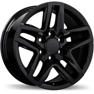 Replika – R245 – Black – 17″x8″ 24mm – All weather Wheels – R245-1780-83BN+24C780